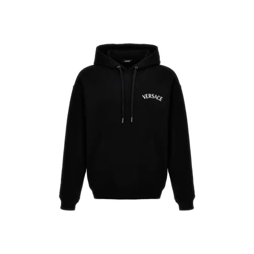 VERSACE Мужские черные свитшоты