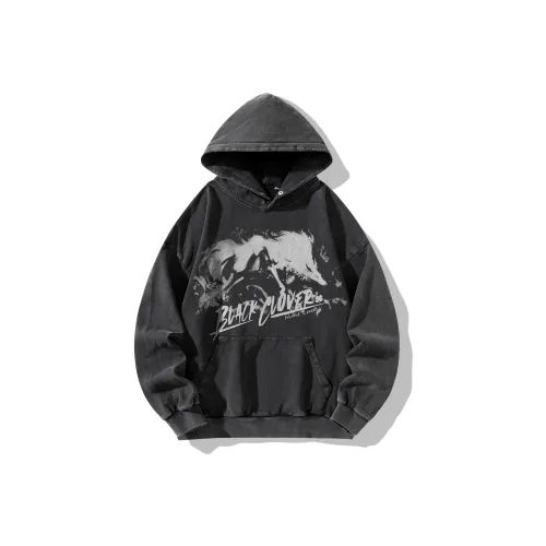 Черный клевер Унисекс Свитшоты