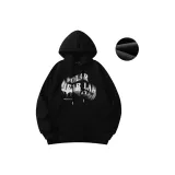 Чёрный [с капюшоном, утолщённый, с флисовой подкладкой]