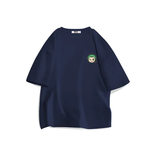 ONE PIECE Students' Короткий рукав T-рубашки Мужской Однотонный Базовый