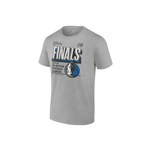 NBA Dallas Mavericks Чемпионы Конференции Post Up Рубашка Мужская Серого цвета