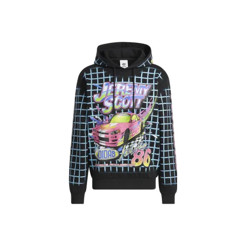 Adidas Originals Jeremy Scott Rally Черные Мужские Толстовки