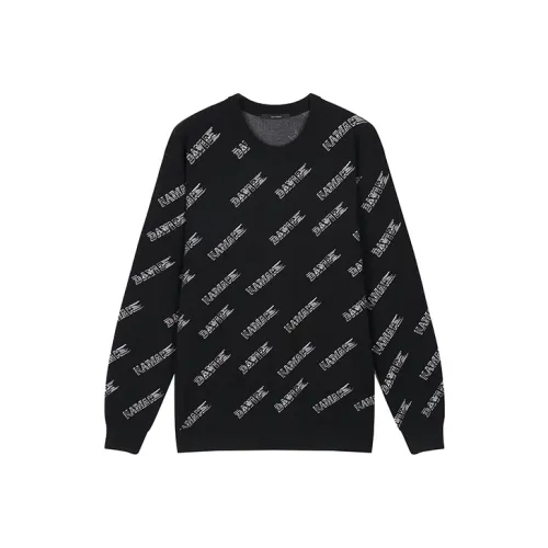 DAVID NAMAN Черные Мужские Свитшоты