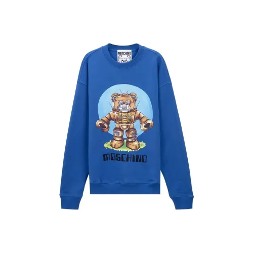 MOSCHINO Синий Мужской Свитшот