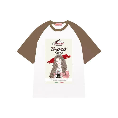 Bronze Lucia T-Shirt Унисекс Белый