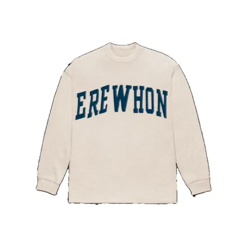 Cactus Plant Flea Market CPFM Collaboration X Erewhon Co Брендированная Серия Экрю Унисекс Свитшоты