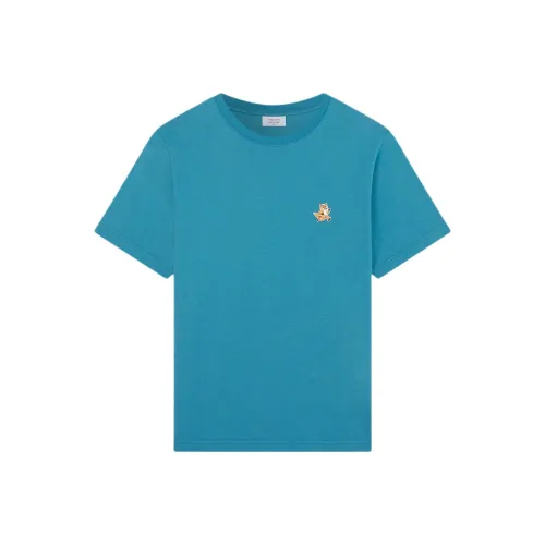 Maison Kitsune Рубашка Мужская Светло-Аква-Синий