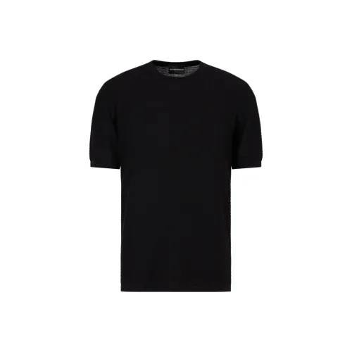 EMPORIO ARMANI SS24 T Рубашка Мужская Черная