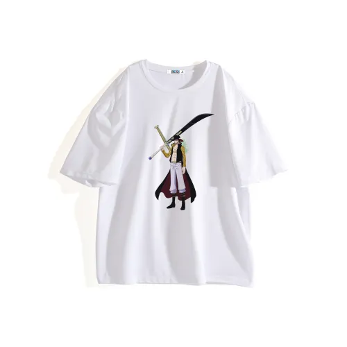 ONE PIECE Students' Короткий рукав T-рубашки Мужской Однотонный Базовый