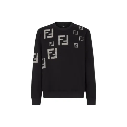 FENDI Черный Мужские Свитшоты