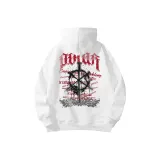 Белый, с капюшоном