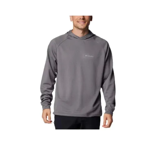 Columbia Black Mesa Вафельная вязка Толстовка Свитшот Мужской Серый