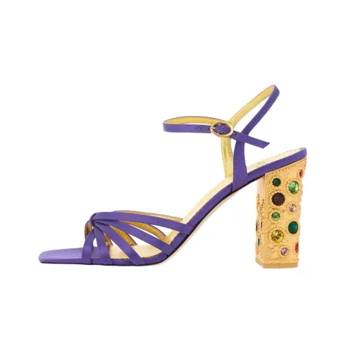 Valentino Garavani One Ремешок Сандалии 9 см Женские Фиолетовые