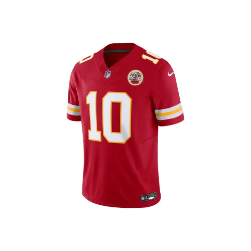 nike Dri FitNFL Isiah Pacheco KANSAS CITY Chiefs Ограниченная футболка мужская красная