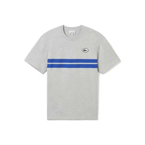 Рубашка T Collaboration LACOSTE Мужская Серебристо-Серый