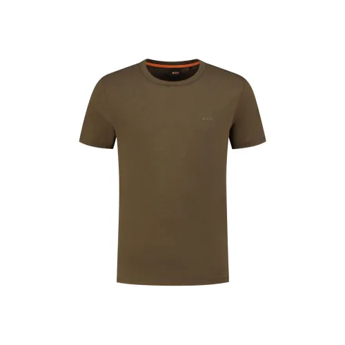 Hugo Boss Зеленые Мужские T-рубашки