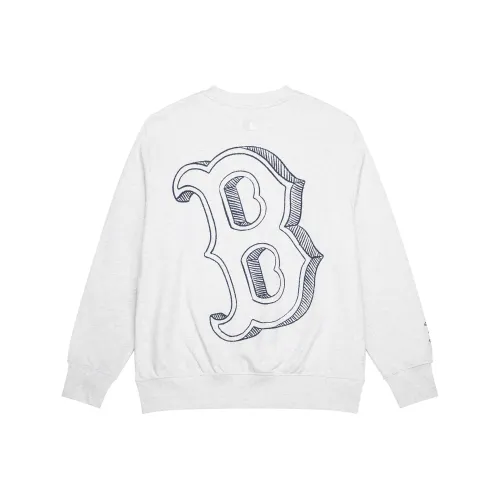 MLB Boston Red Sox Светло-серый Унисекс Свитшоты