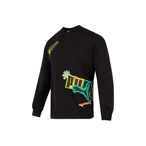 PUMA CLASSICS Черный Мужской Свитшот