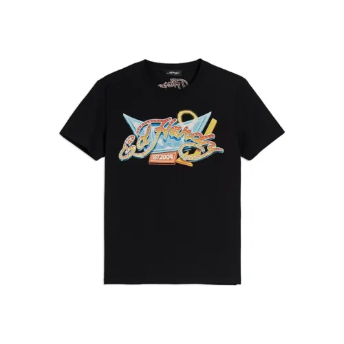 Ed Hardy Черные Мужские T-Рубашки