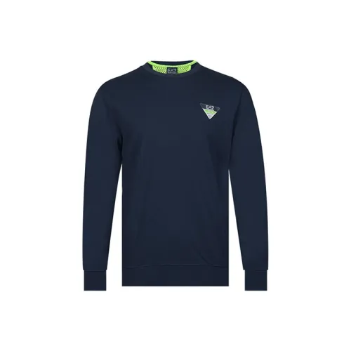 EMPORIO ARMANI EA7 Синий Мужской Свитшот