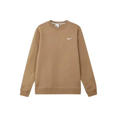 Nike Светло-коричневые Мужские Толстовки