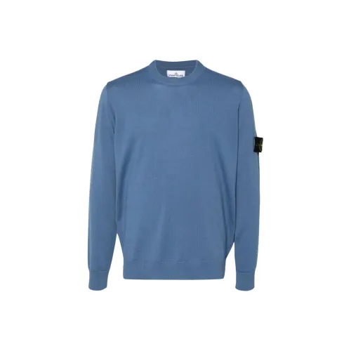 STONE ISLAND Рубашка Мужская Синяя