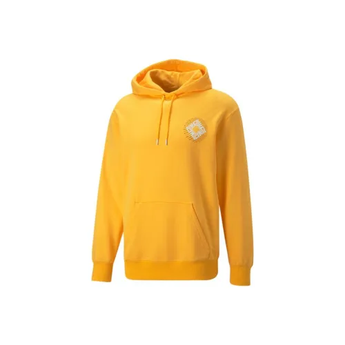 PUMA SWxP Graphic Толстовка Мужская Желтая