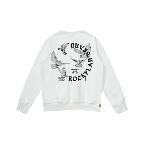 ROCK PLAN Круглый вырез Свитшот Весенний Осенний Унисекс