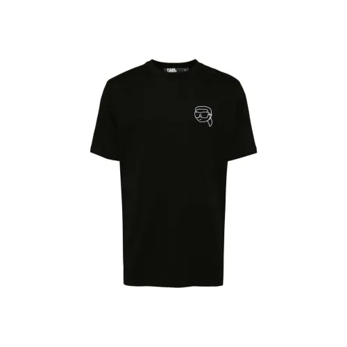 KARL LAGERFELD / Karl Lagerfeld Jeans Черные Мужские T-Рубашки