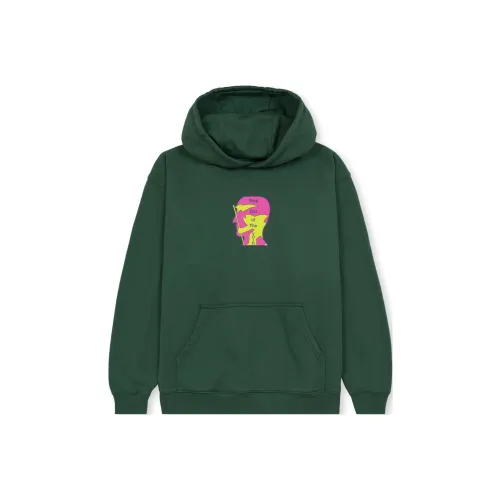 Brain Dead X GOTCHA SCI FI Surf Худи Свитшот Унисекс Зеленый