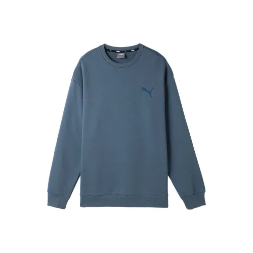 PUMA ELEVATED CREWNECK FL Толстовка Мужская Midnight Blue
