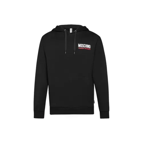 MOSCHINO Мужские черные свитшоты