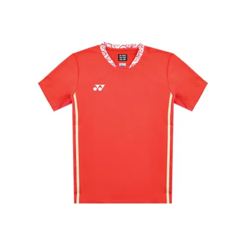 YONEX Contest Series Рубашка T Мужская Рубиново-Красная