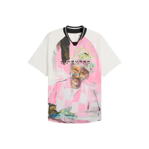 PUMA x KIDSUPER Графический T-рубашка Мужская Теплая Белая