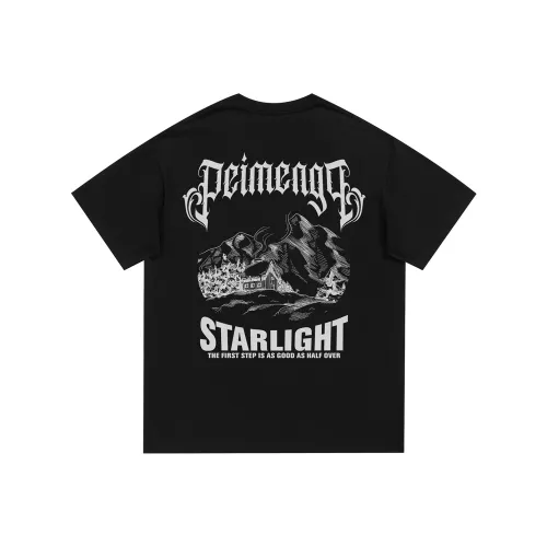 PEIMENG Короткий рукав T-рубашки унисекс