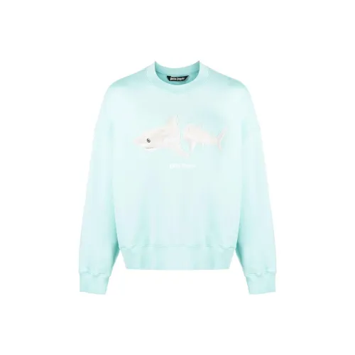 PALM ANGELS Синий Мужской Свитшот