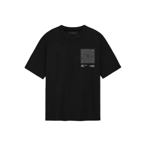 AMIRI Мужские черные футболки