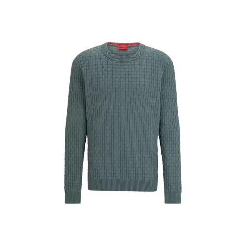 Hugo Boss SS24 Свитшот Мужской Темно-зеленый