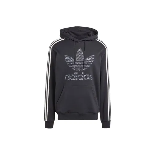 Adidas Originals Monogram Classic MONO Graphic Hoodie Hoodie Men's Black