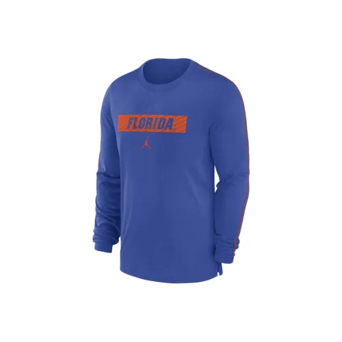 Jordan FLORIDA GATORS Sideline Игрок T-рубашка Мужская Синяя