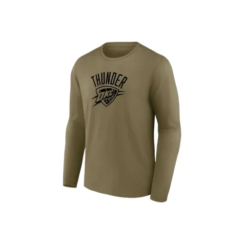 NBA Oklahoma City Thunder Fanatics T-Shirt Мужской Оливково-зеленый