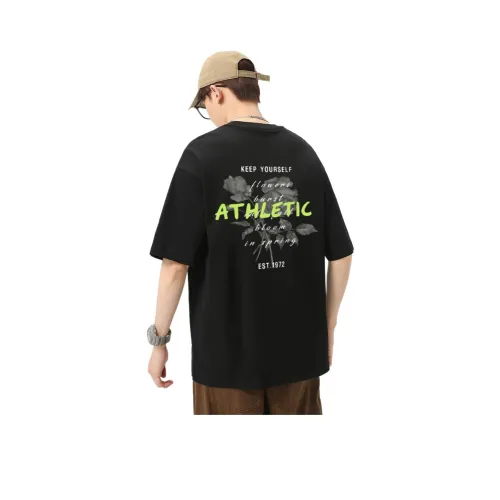 BALENO T-рубашка Летняя Мужская Черная