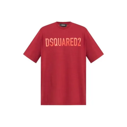 DSQUARED 2 Red Мужская T-рубашка