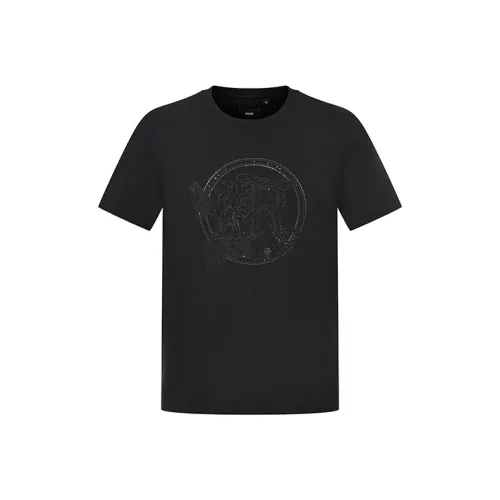 RARE Короткий рукав T-рубашки Мужской Черный