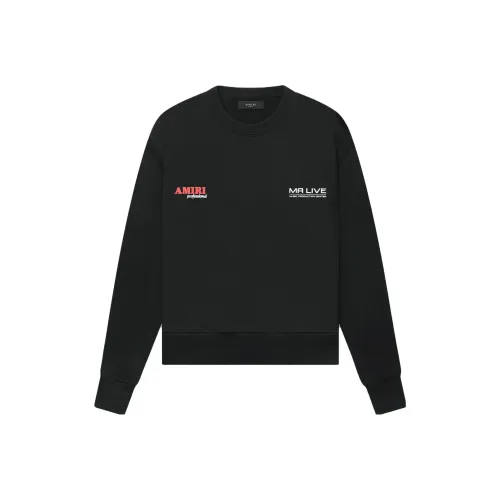 AMIRI Мужские черные свитшоты