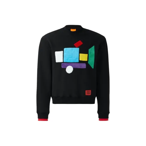 ANGUS CHIANG Черный Унисекс Свитшоты