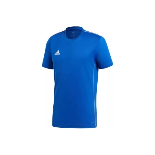 Adidas Мужской CORE 18 Джерси T Рубашка Мужская Синяя