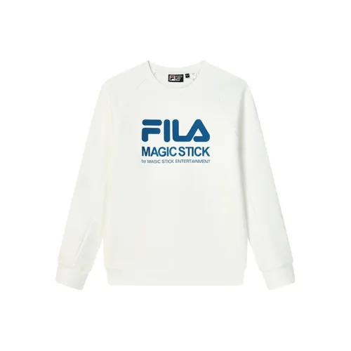 FILA Стандартный Белый Мужской Свитшот