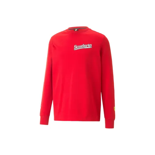 PUMA Scuderia Ferrari Race Толстовка Мужская Красная