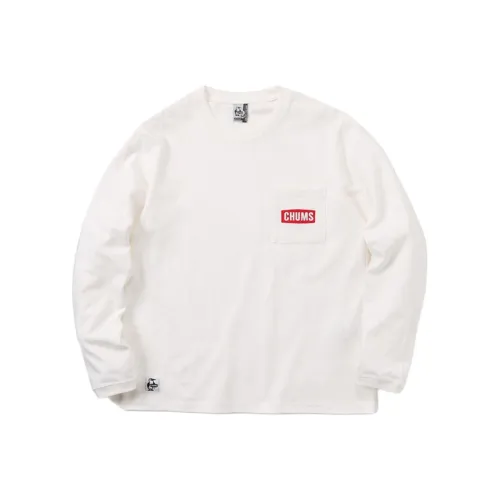 CHUMS Белая Унисекс Футболка